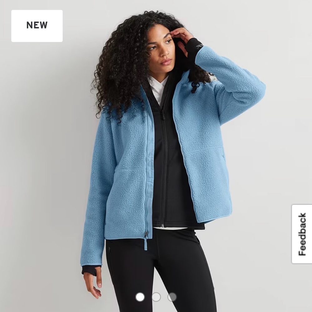 Quest Baby Blue Fleece Zip-Up Jacket